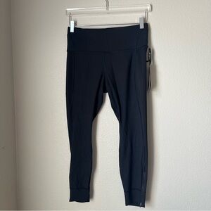 Athleta Allyson Felix Black Legend Mesh 7/8 Tight Medium Petite New with Tags